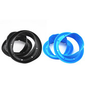 2 komada zvuka automobila 6,5-inčni zvučnik Vodootporan poklopac Zvučna izolacija Stop Shock Adapter za montiranje na brtvu od silikagela Univerzalni