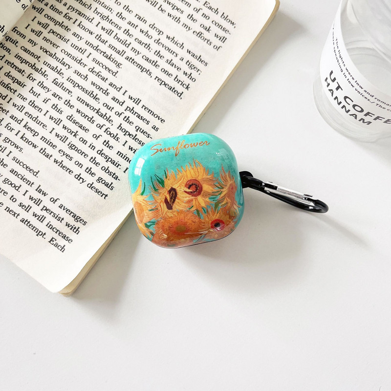 kreativni sunflower meka zaštitna torbica za Samsung Galaxy Buds Pro/Live/2 Anti-Fall torbica za slušalice za Galaxy Buds Pro Cover