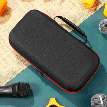 Τσάντα μικροφώνου με φερμουάρ Ασύρματο μικρόφωνο Θήκη αποθήκευσης Σφουγγάρι Αντικραδασμικό Φορητή θήκη με φερμουάρ