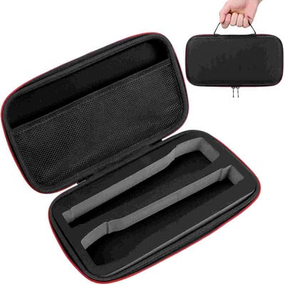 Чанта за микрофон с цип Безжични микрофони Калъф за съхранение Гъба Противоударна преносима чанта с цип