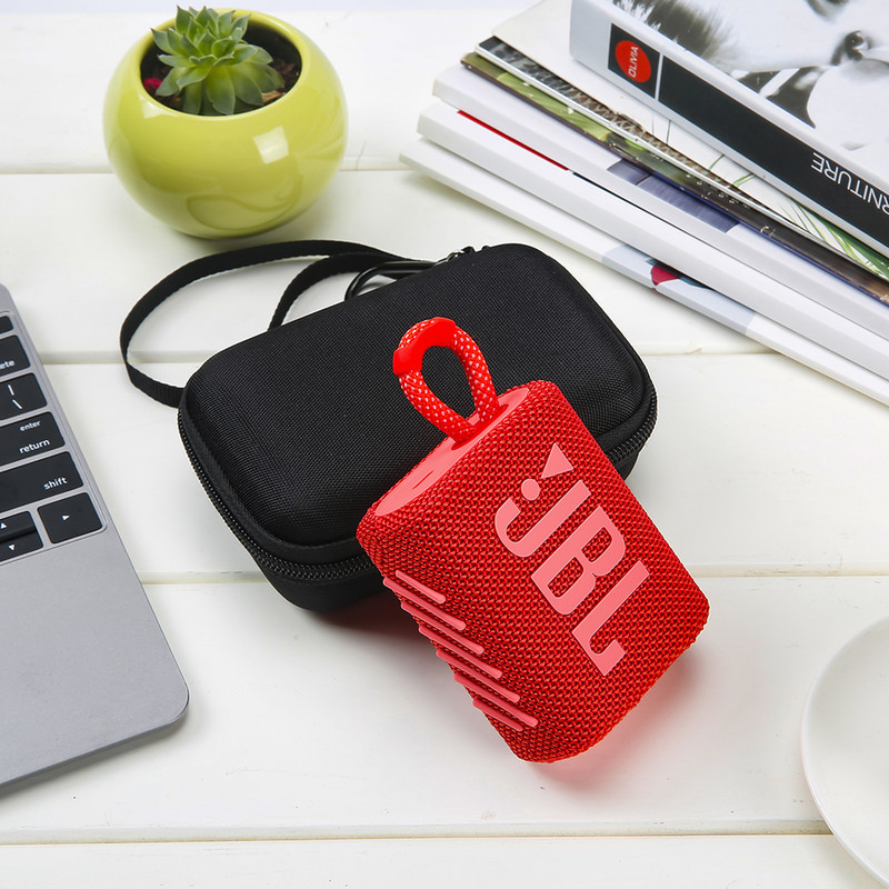Tugev kandekott JBL GO 3 kaasaskantavate Bluetoothi veekindlate kõlarite jaoks, reisisalvestusruum sobib JBL GO3 C-tüüpi USB-kaabli ja laadija jaoks
