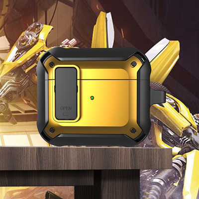 Poklopac prekidača za Airpods Pro 2 Case TPU PC zaštitni poklopac za Apple AirPods 3 Case Dodaci Bežične slušalice s privjeskom za ključeve