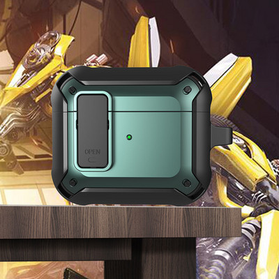 Poklopac prekidača za Airpods Pro 2 Case TPU PC zaštitni poklopac za Apple AirPods 3 Case Dodaci Bežične slušalice s privjeskom za ključeve