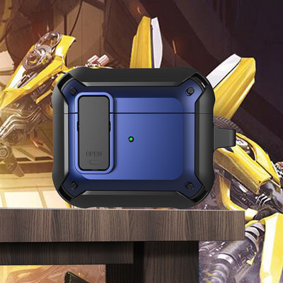 Poklopac prekidača za Airpods Pro 2 Case TPU PC zaštitni poklopac za Apple AirPods 3 Case Dodaci Bežične slušalice s privjeskom za ključeve