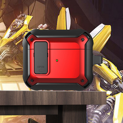 Poklopac prekidača za Airpods Pro 2 Case TPU PC zaštitni poklopac za Apple AirPods 3 Case Dodaci Bežične slušalice s privjeskom za ključeve