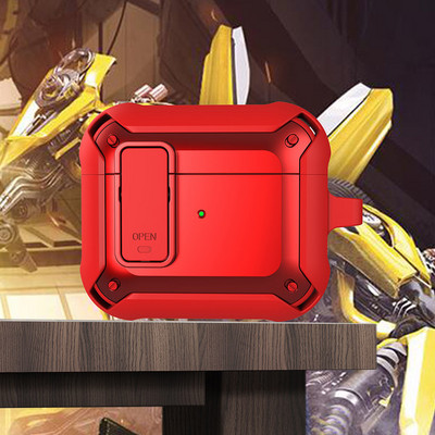 Poklopac prekidača za Airpods Pro 2 Case TPU PC zaštitni poklopac za Apple AirPods 3 Case Dodaci Bežične slušalice s privjeskom za ključeve