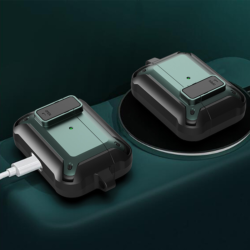 Poklopac prekidača za Airpods Pro 2 Case TPU PC zaštitni poklopac za Apple AirPods 3 Case Dodaci Bežične slušalice s privjeskom za ključeve