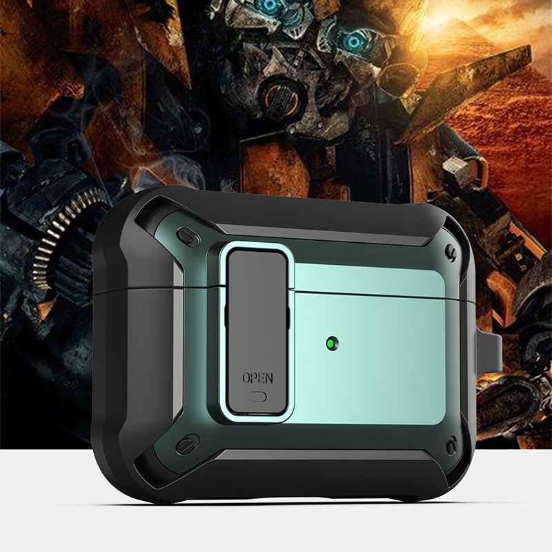 Poklopac prekidača za Airpods Pro 2 Case TPU PC zaštitni poklopac za Apple AirPods 3 Case Dodaci Bežične slušalice s privjeskom za ključeve