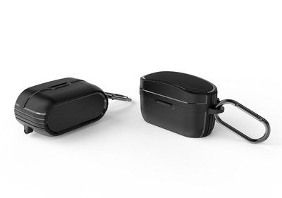 Nou pentru Sony WF-1000XM4 Husă din fibră de carbon Husă robustă de protecție pentru întregul corp cu breloc Husă TWS pentru carcasă de lux WF-1000XM4