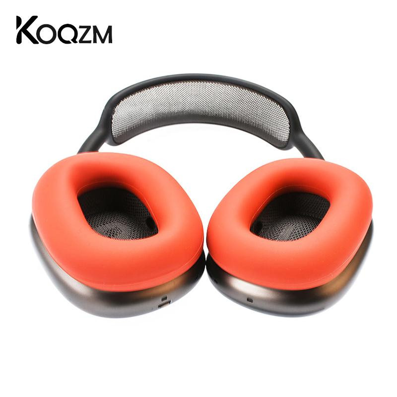 Keičiamos silikoninės ausų pagalvėlės pagalvėlės gaubtelis Ausinės, skirtos AirPods Max EarPads Ausinės Apsauginis dėklas, Rankovės ausinių priedai
