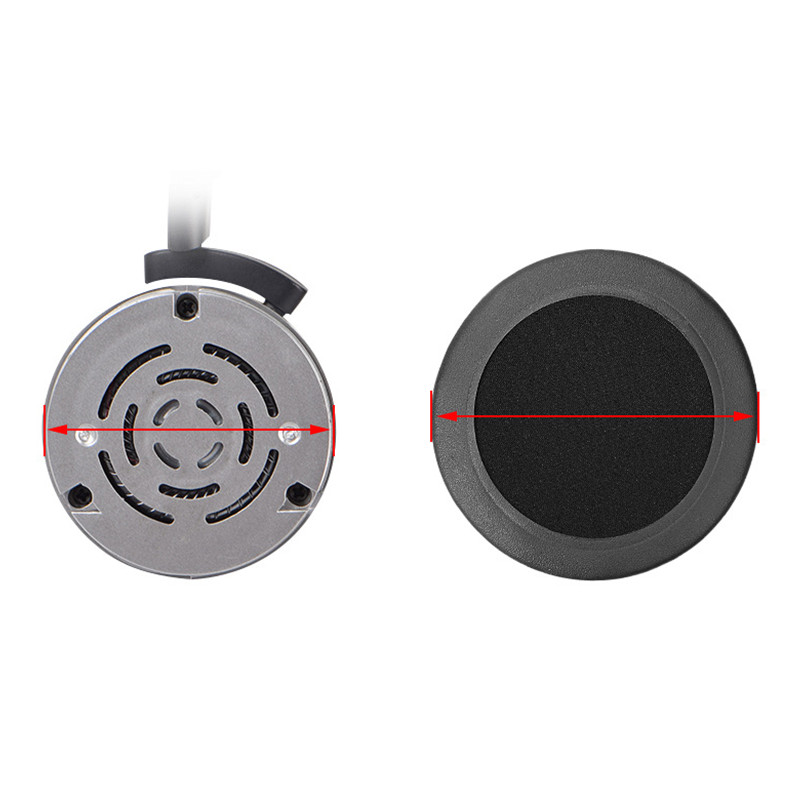 1 pereche de tampoane rotunde pentru urechi 60MM 65MM 70MM 75MM 80MM 85MM 90MM 95MM 100MM 105MM 110MM Tampoane pentru căști