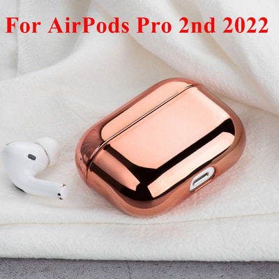 Za AirPods Pro 2 3 kućište Luksuzna pozlaćena tvrda korica Bluetooth futrola za bežične slušalice za Airpod Air pods Pro 2 Pro2 2022