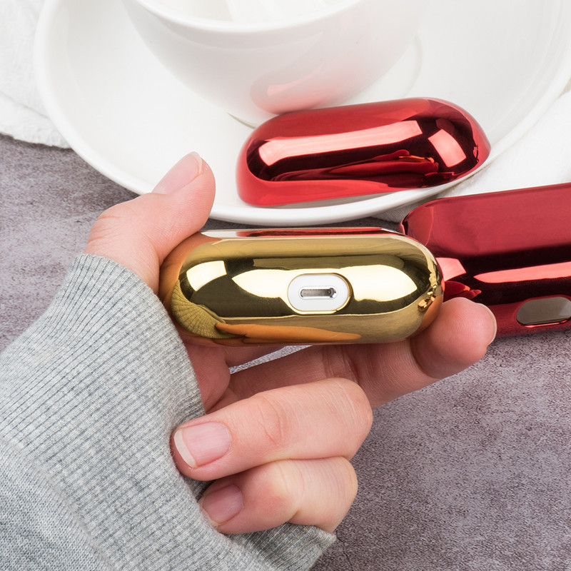 Pentru AirPods Pro 2 3 Husă de lux, placată cu aur, capac dur, Husă pentru căști fără fir Bluetooth pentru Airpod Air Pods Pro 2 Pro2 2022