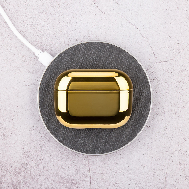 Pentru AirPods Pro 2 3 Husă de lux, placată cu aur, capac dur, Husă pentru căști fără fir Bluetooth pentru Airpod Air Pods Pro 2 Pro2 2022