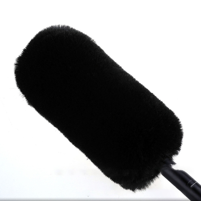 Intervju na otvorenom - krznena navlaka otporna na vjetar za mikrofon, Intervju u stilu pištolja - mikrofon za smanjenje buke od vjetrobrana Krzneni štitnik od vjetra AXFY