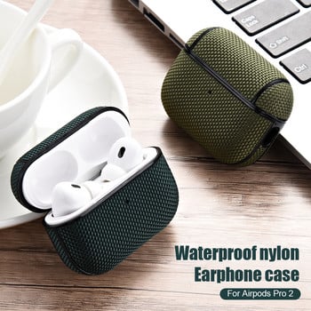 Για Airpods Pro 2 Case 2022 2nd Generation Earphone Shell Αδιάβροχο Nylon Κάλυμμα ακουστικών Funda For Apple Air Pod 3 Pro 1 case