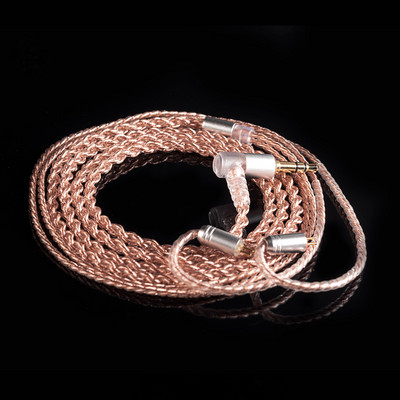 Καλώδιο αναβάθμισης ακουστικών KBEAR 4 πυρήνων, χάλκινο καλώδιο 2PIN/QDC/MMCX/TFZ για ακουστικά KBEAR KB06 KZ ZSN PRO Ακουστικά HIFI