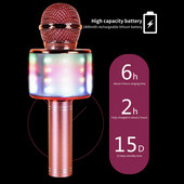 Belaidis mikrofonas Tikslus garso paėmimo stabilus perdavimo belaidis garsiakalbis mikrofonas tiesioginiam pasirodymui