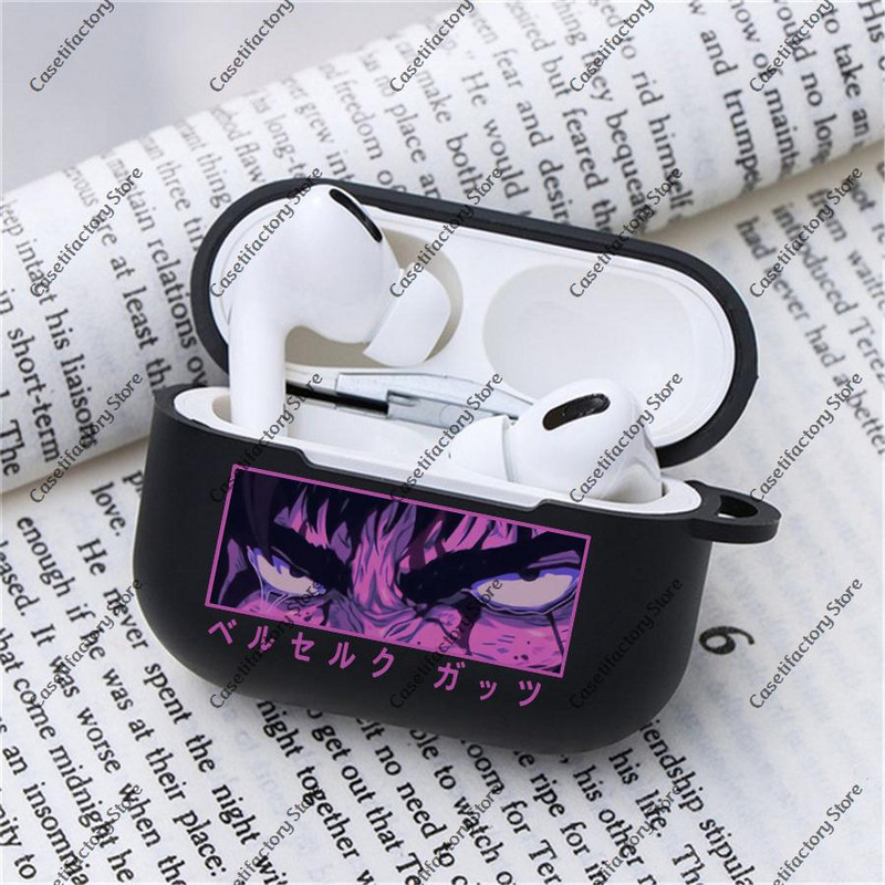Husă pentru căști Anime Guts Berserk pentru Apple Airpods 1 2 3 Pro Griffith Husă de protecție pentru Airpods Berserk