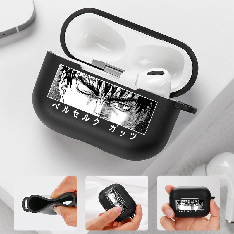 Husă pentru căști Anime Guts Berserk pentru Apple Airpods 1 2 3 Pro Griffith Husă de protecție pentru Airpods Berserk