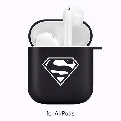 Silikonski poklopac za slušalice Airpods 1/2 Don't Touch My Pods Black Soft Protector Fundas Airpods Pro Case Air Pods ChargingBags