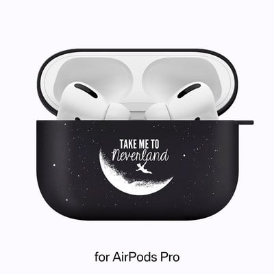Silikonski poklopac za slušalice Airpods 1/2 Don't Touch My Pods Black Soft Protector Fundas Airpods Pro Case Air Pods ChargingBags