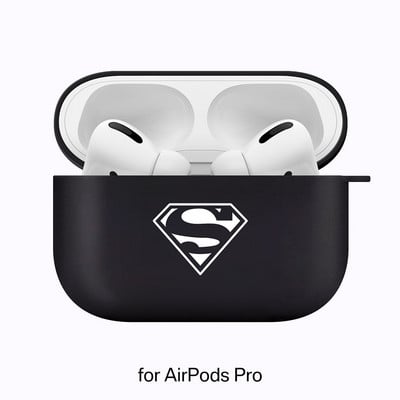 Silikonski poklopac za slušalice Airpods 1/2 Don't Touch My Pods Black Soft Protector Fundas Airpods Pro Case Air Pods ChargingBags