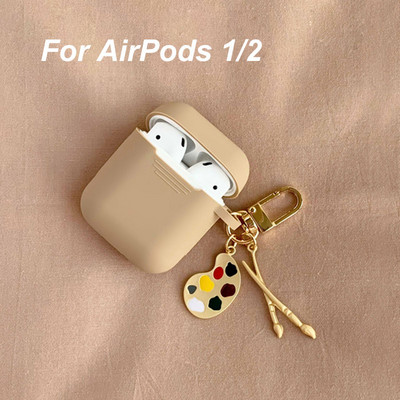 2021-es puha, folyékony szilikon tok AirPods 3 vezeték nélküli fülhallgató védőtok Apple airpods Pro fedéllel Pompom kulcstartóval