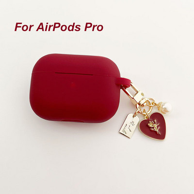 2021-es puha, folyékony szilikon tok AirPods 3 vezeték nélküli fülhallgató védőtok Apple airpods Pro fedéllel Pompom kulcstartóval