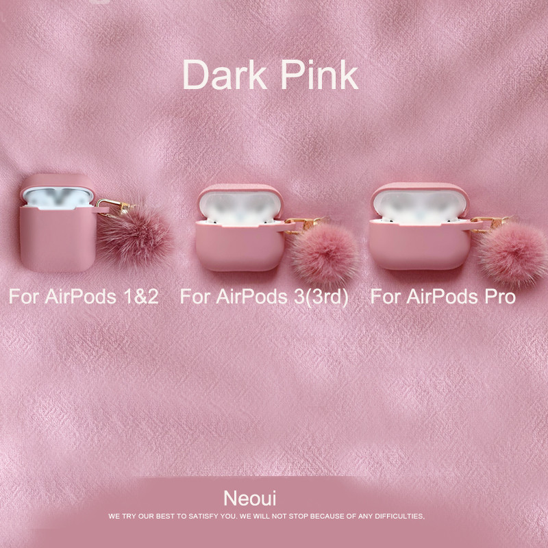 2021-es puha, folyékony szilikon tok AirPods 3 vezeték nélküli fülhallgató védőtok Apple airpods Pro fedéllel Pompom kulcstartóval