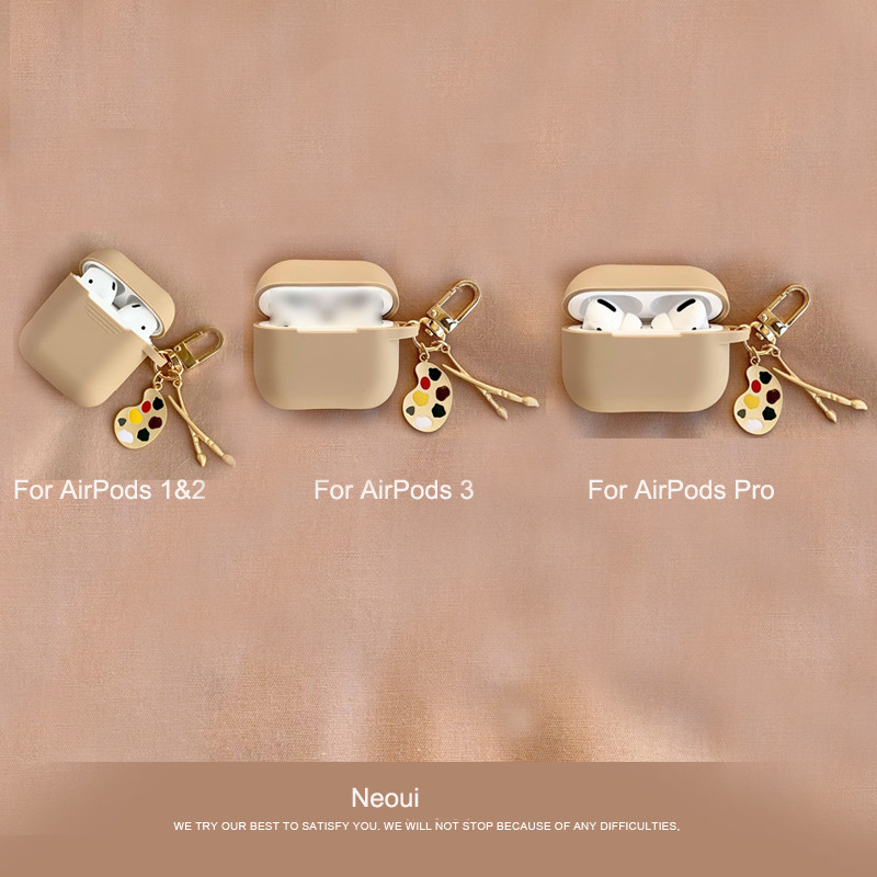 2021-es puha, folyékony szilikon tok AirPods 3 vezeték nélküli fülhallgató védőtok Apple airpods Pro fedéllel Pompom kulcstartóval