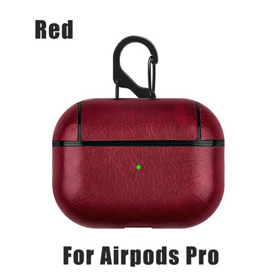 Κάλυμμα δερμάτινη θήκη για AirPods Pro 3 2 1 Πολυτελής ρετρό δερμάτινη προστατευτική θήκη για AirPods Pro 3 2 Κάλυμμα Bluetooth Θήκες ακουστικών