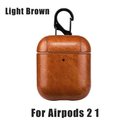 Κάλυμμα δερμάτινη θήκη για AirPods Pro 3 2 1 Πολυτελής ρετρό δερμάτινη προστατευτική θήκη για AirPods Pro 3 2 Κάλυμμα Bluetooth Θήκες ακουστικών