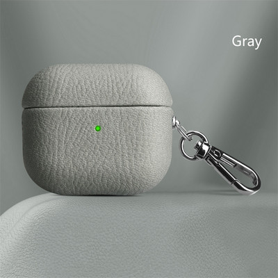 SZEMÉLYRE szabott név kezdőbetűi Bluetooth fülhallgató tok személyre szabása Airpods 1 2 Pro 3 Luxus Licsi bőrmintás puha fejhallgató burkolathoz