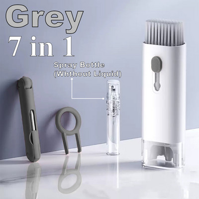 7 az 1-ben tisztítókészlet Számítógépes billentyűzet tisztító kefe Fülhallgató Tisztítótoll AirPodokhoz iPhone Tisztítóeszközök Kulcssapka lehúzó készlet