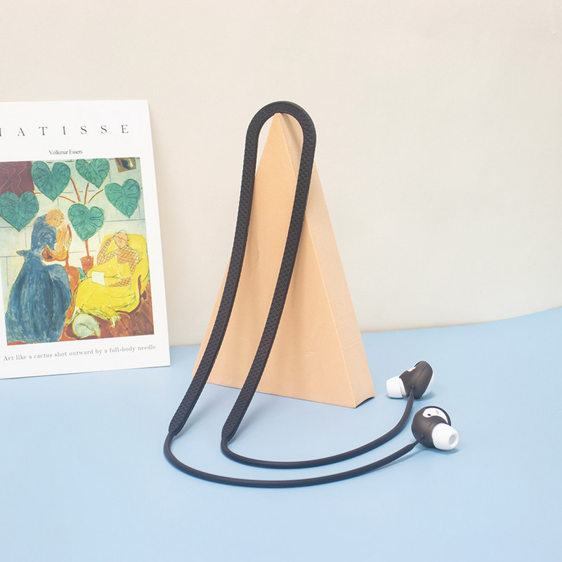 Pretnozaudēšanas austiņu siksna priekš Samsung Galaxy Buds 2 Pro austiņām austiņu turētājs virves kabeļa austiņas silikona kakla stīgas aksesuārs