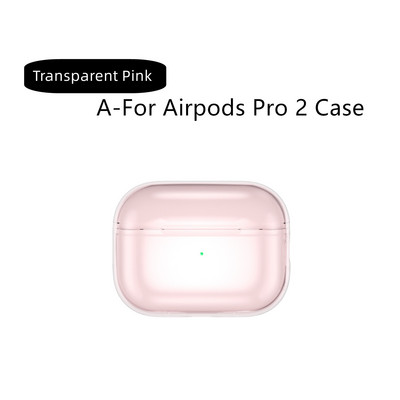 Skaidrus dėklas 2022 Naujas mados minkštas TPU Skins dangtelis su raktų pakabuko smūgiams atspariu dangteliu, skirtas airpods pro 2 kartos dėklui