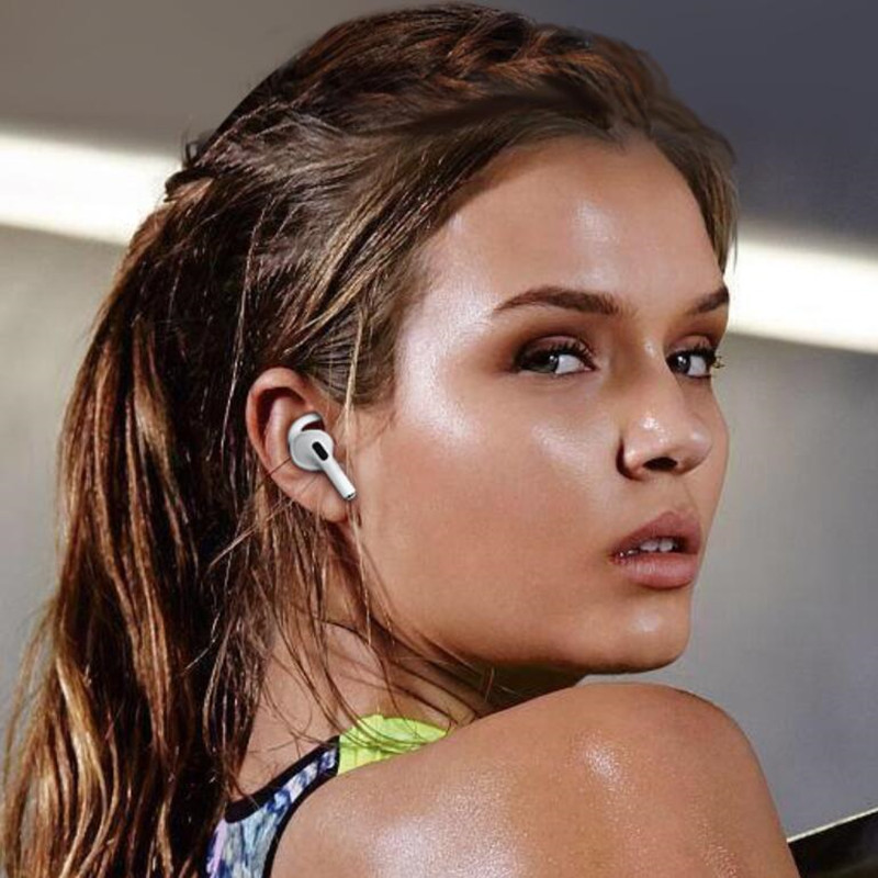 3 poros silikoninių ausinių kabliukų, skirtų „AirPods Pro“, „Earbuds“ ausinių kištukai, apsaugantys nuo praradimo ausų antgaliai Ausinių pagalvėlių dangteliai, skirti „Apple AirPods Pro AirPods 3“