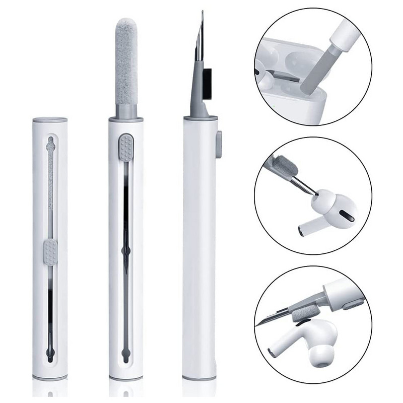 Valymo rinkinys Airpods Pro 1 2 Bluetooth Earbuds Cleaning Pen Airpods Pro Dėklo valymo įrankiai iPhone Xiaomi Huawei Samsung