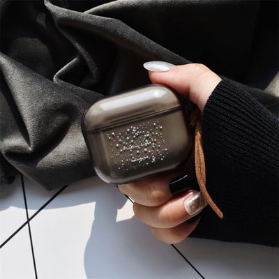 INS Hot Street Trend Moon Moon Husă translucidă pentru căști pentru Airpods Pro 2 Husă moale pentru căști pentru Airpods Pro 1 2 3