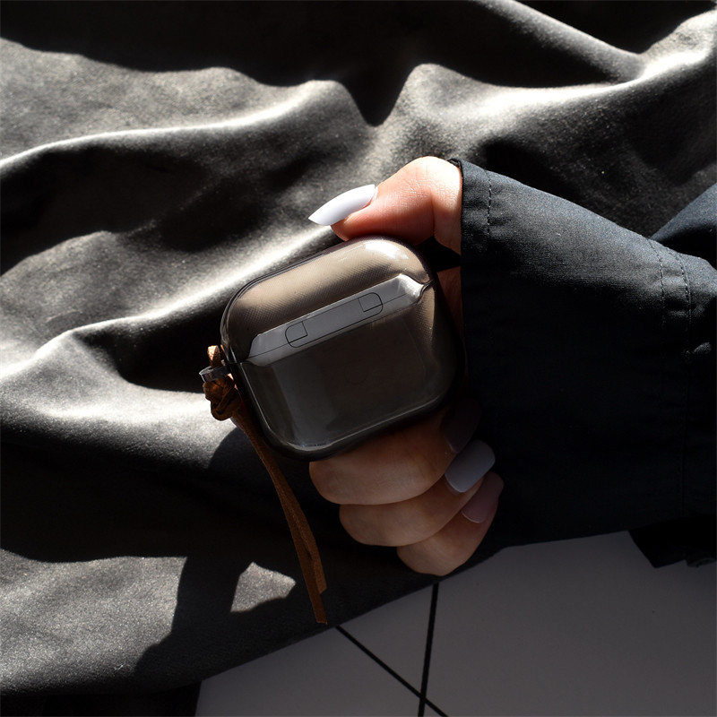 INS Hot Street Trend Moon Moon Husă translucidă pentru căști pentru Airpods Pro 2 Husă moale pentru căști pentru Airpods Pro 1 2 3