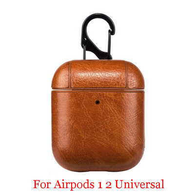 Slušalice za Apple Airpods Remen Luksuzna kožna s gumbima Slušalice Slušalice Dodaci za iPhone AirPods Poklopac