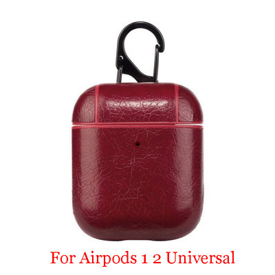 Slušalice za Apple Airpods Remen Luksuzna kožna s gumbima Slušalice Slušalice Dodaci za iPhone AirPods Poklopac