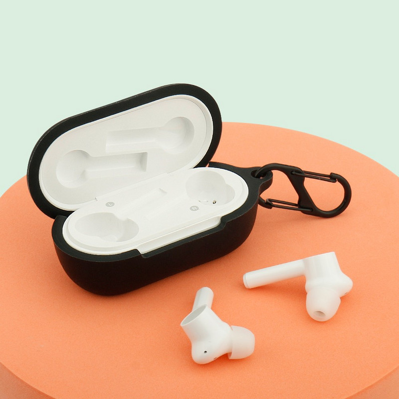 2022. gada jaunums priekš OnePlus Buds Z2 Cover Bluetooth austiņu aizsargvāciņš Mīksts silikona apvalks uzlādes nodalījums Austiņu aksesuāri