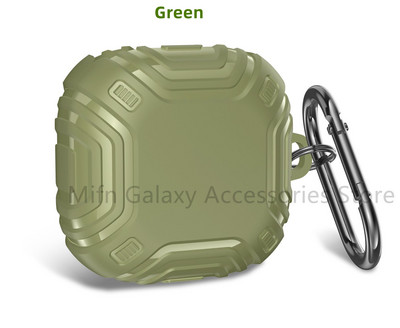 2022. Nova torbica za Samaung Galaxy Buds Pro/Galaxy Buds 2/Galaxy Buds Live, čvrsta zaštitna maska s kukama za cijelo tijelo