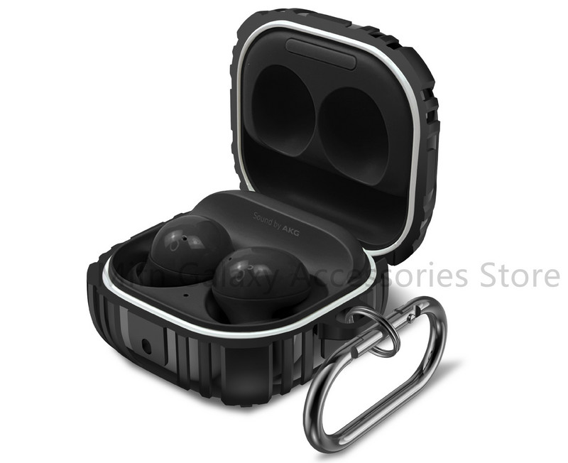 2022. Nova torbica za Samaung Galaxy Buds Pro/Galaxy Buds 2/Galaxy Buds Live, čvrsta zaštitna maska s kukama za cijelo tijelo