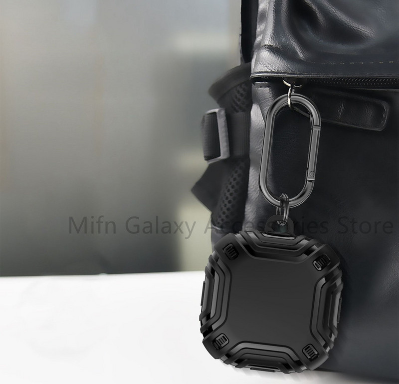 2022. Nova torbica za Samaung Galaxy Buds Pro/Galaxy Buds 2/Galaxy Buds Live, čvrsta zaštitna maska s kukama za cijelo tijelo