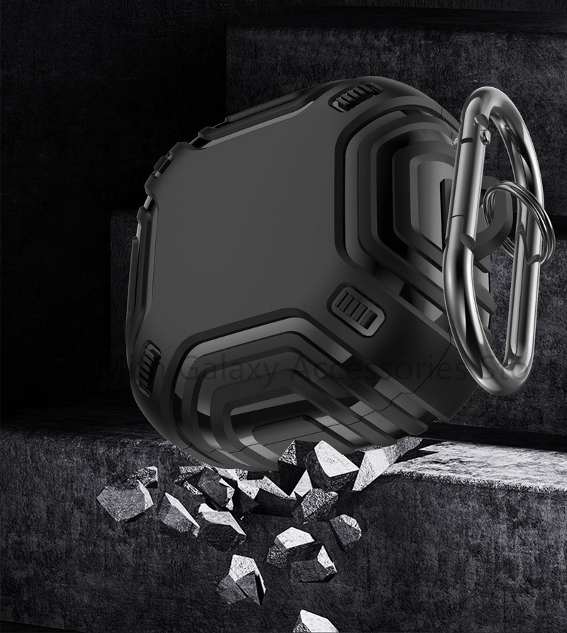 2022. Nova torbica za Samaung Galaxy Buds Pro/Galaxy Buds 2/Galaxy Buds Live, čvrsta zaštitna maska s kukama za cijelo tijelo