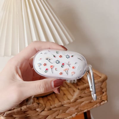 Husă cu desene animate pentru huawei freebuds SE Husă model astronaut/floare Husă transparentă pentru căști din silicon TPU