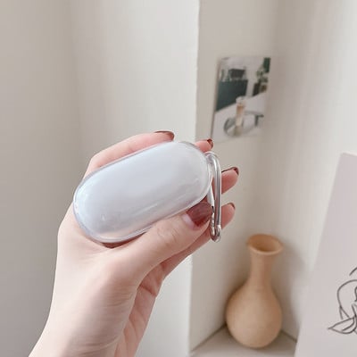 Husă cu desene animate pentru huawei freebuds SE Husă model astronaut/floare Husă transparentă pentru căști din silicon TPU